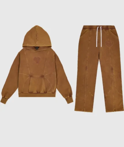 Carsicko Cybe Washed Tracksuit Brown (3)