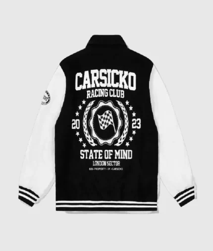 Carsicko Racing Club Varsity Jacket Black (1)